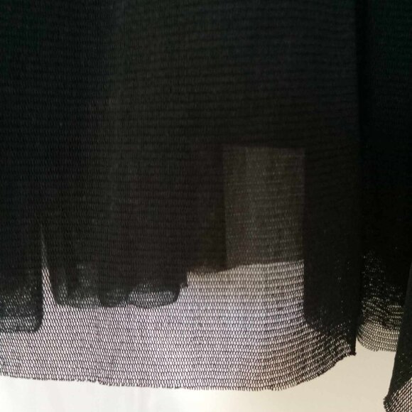 Basil & Maude Flowy Gathered Semi-Sheer Greek Tulle Dress (Stretchy) Size Small - Picture 6 of 9